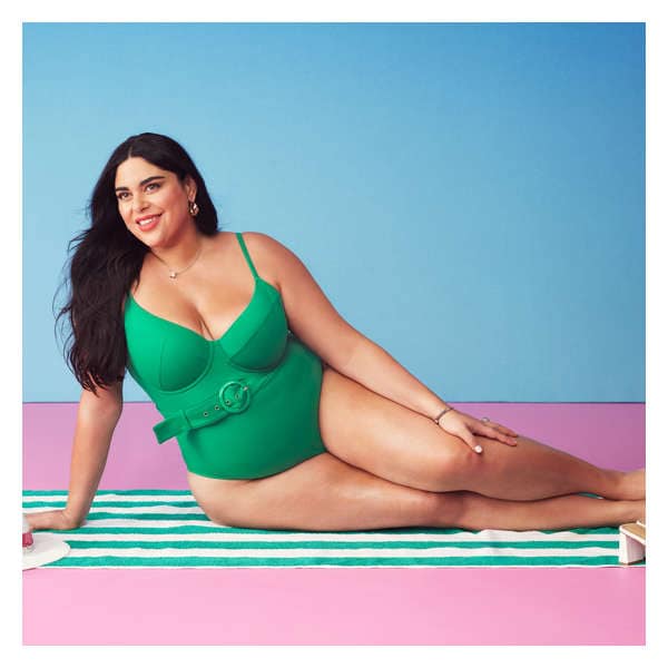 Women+ The Roxy Balconette Swimsuit - Green