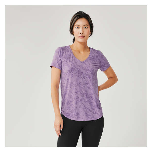 Moisture-Wicking Active T-Shirt - Light Lilac