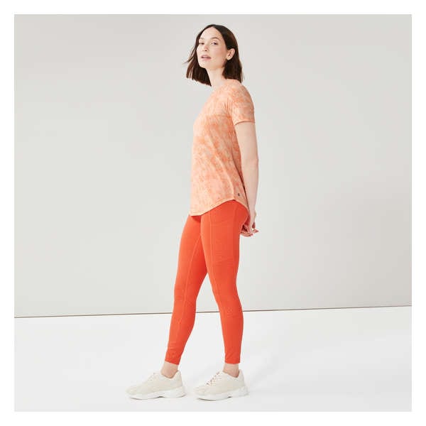 Moisture-Wicking Active T-Shirt - Orange