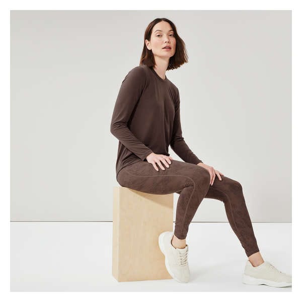 Moisture-Wicking Active Long Sleeve - Dusty Brown