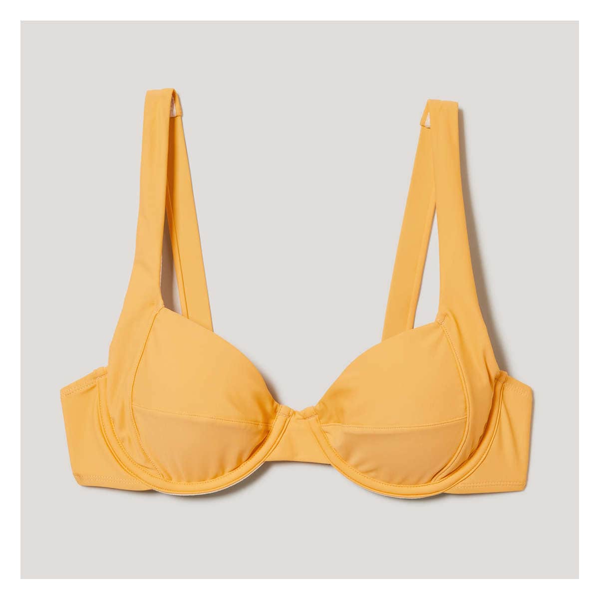 Underwire Bikini Top in Bright Yellow from Joe Fresh
