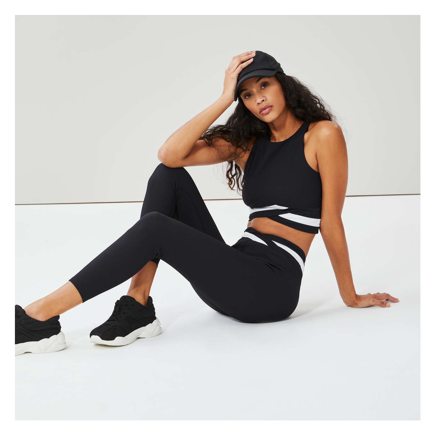 Joe Fresh Women+ Criss-Cross Active Legging - 1 ea