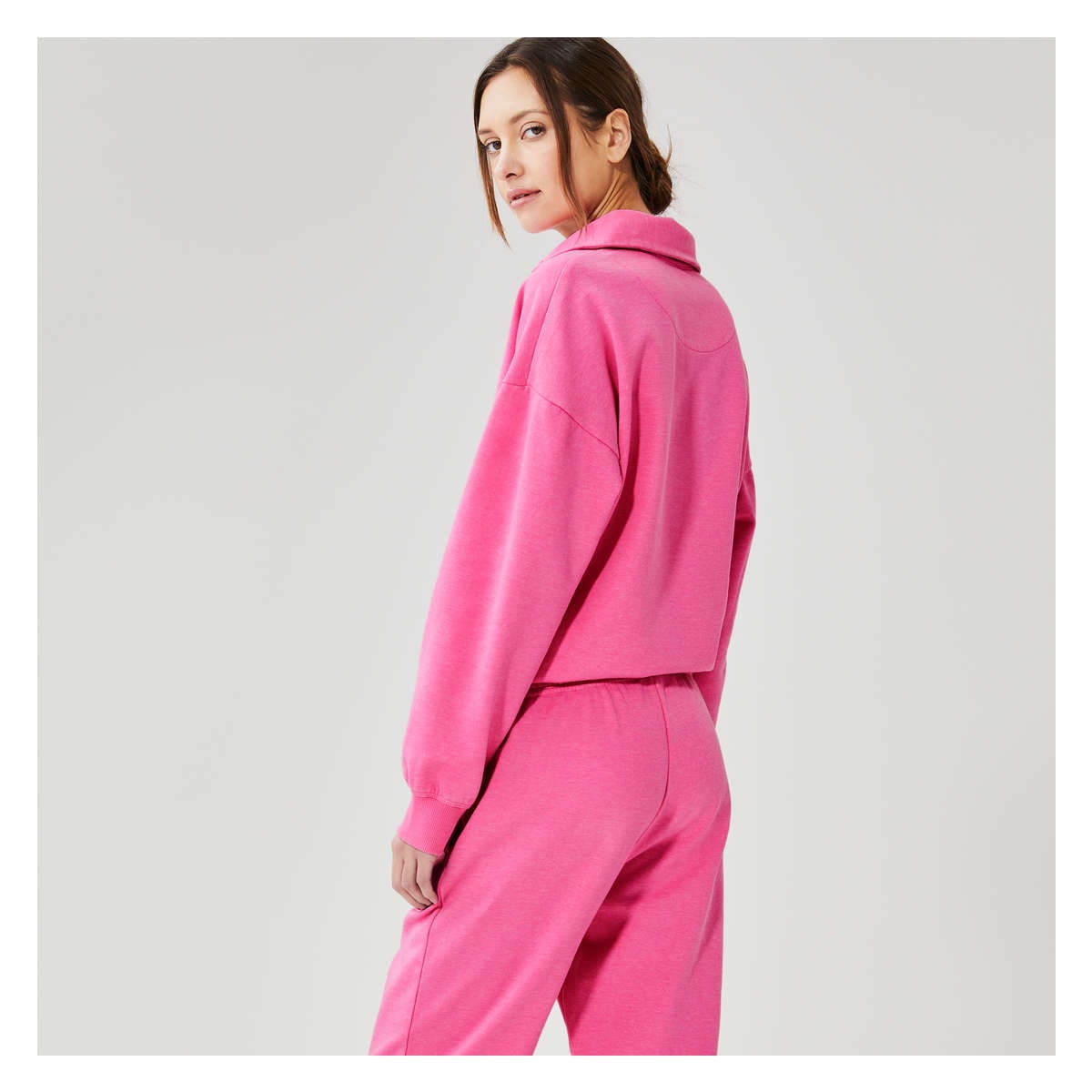 Pink 'Live Your Best Life' Oversized Joggers