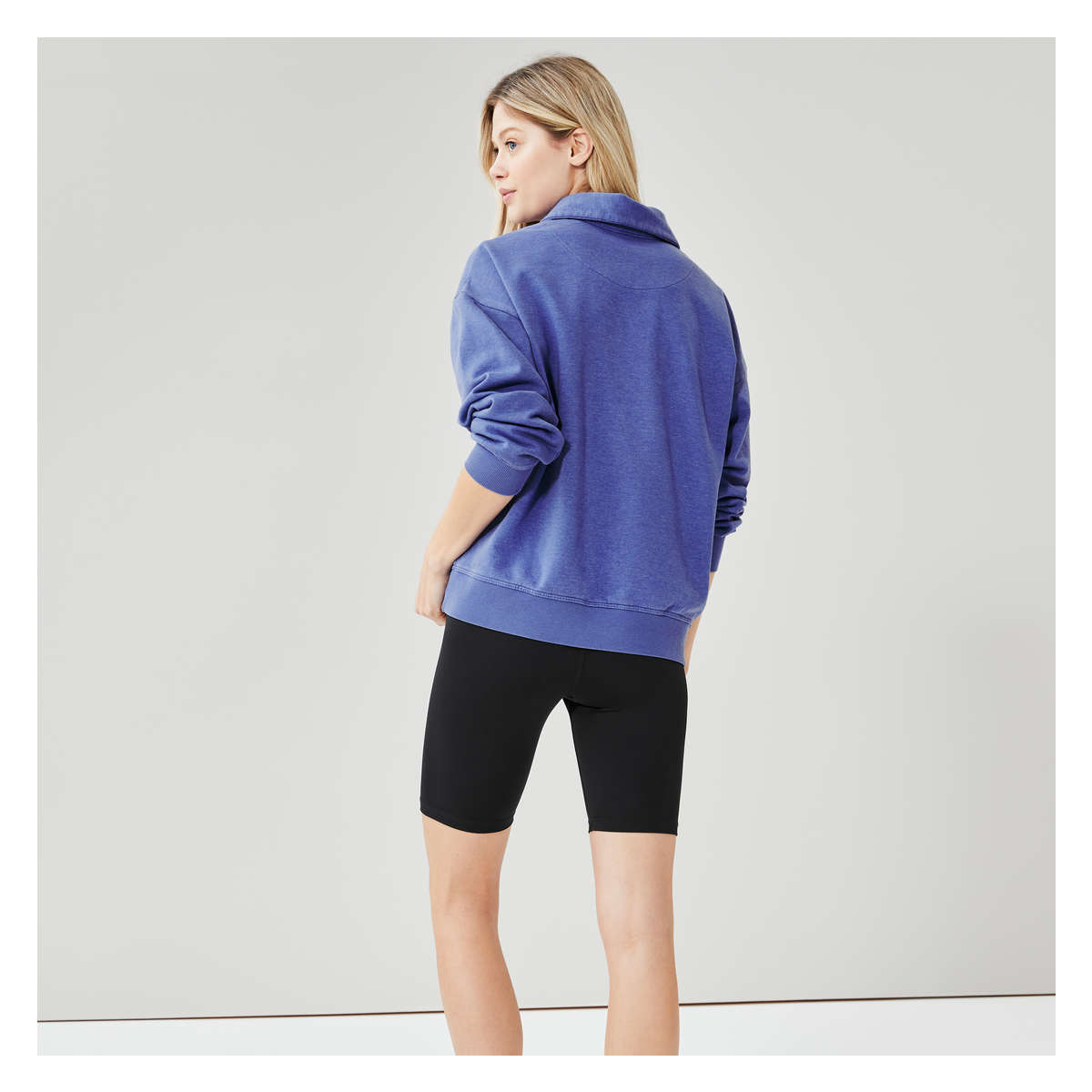 Polo Pullover in Blue from Joe Fresh