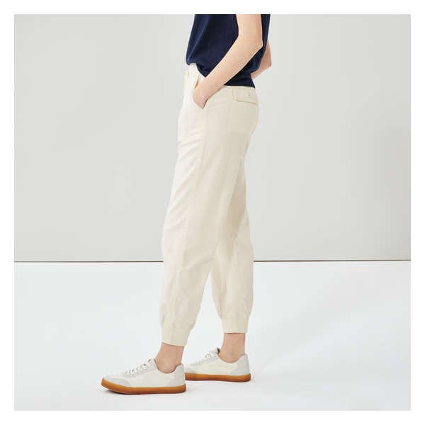  JUCIORI Pants for Women - Drawstring Waist Flap Pocket