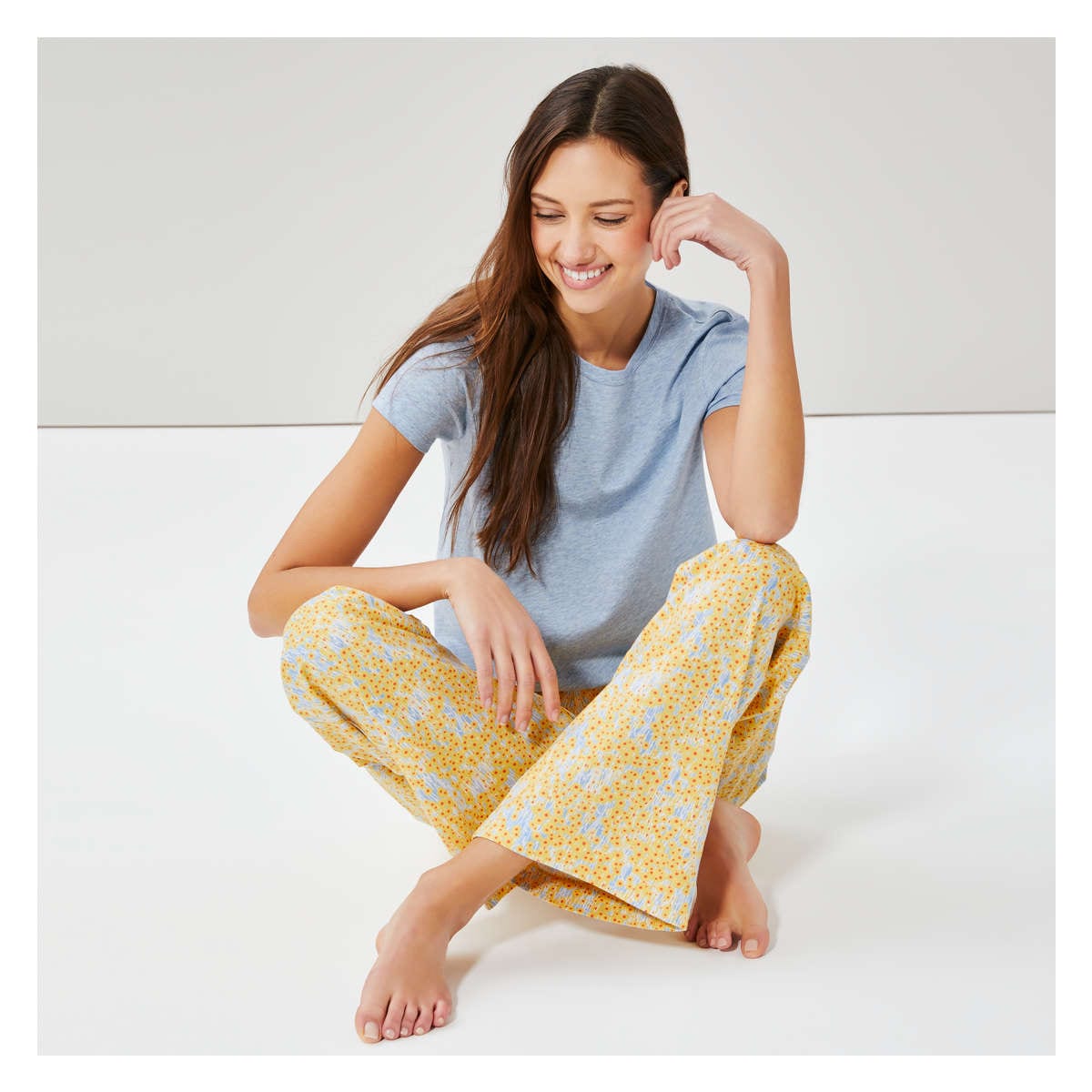 Pajama Pant in Bright Yellow from Joe Fresh