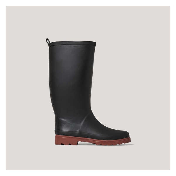 Tall Rain Boots - Black