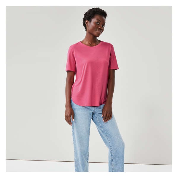 Relaxed T-Shirt - Dark Pink