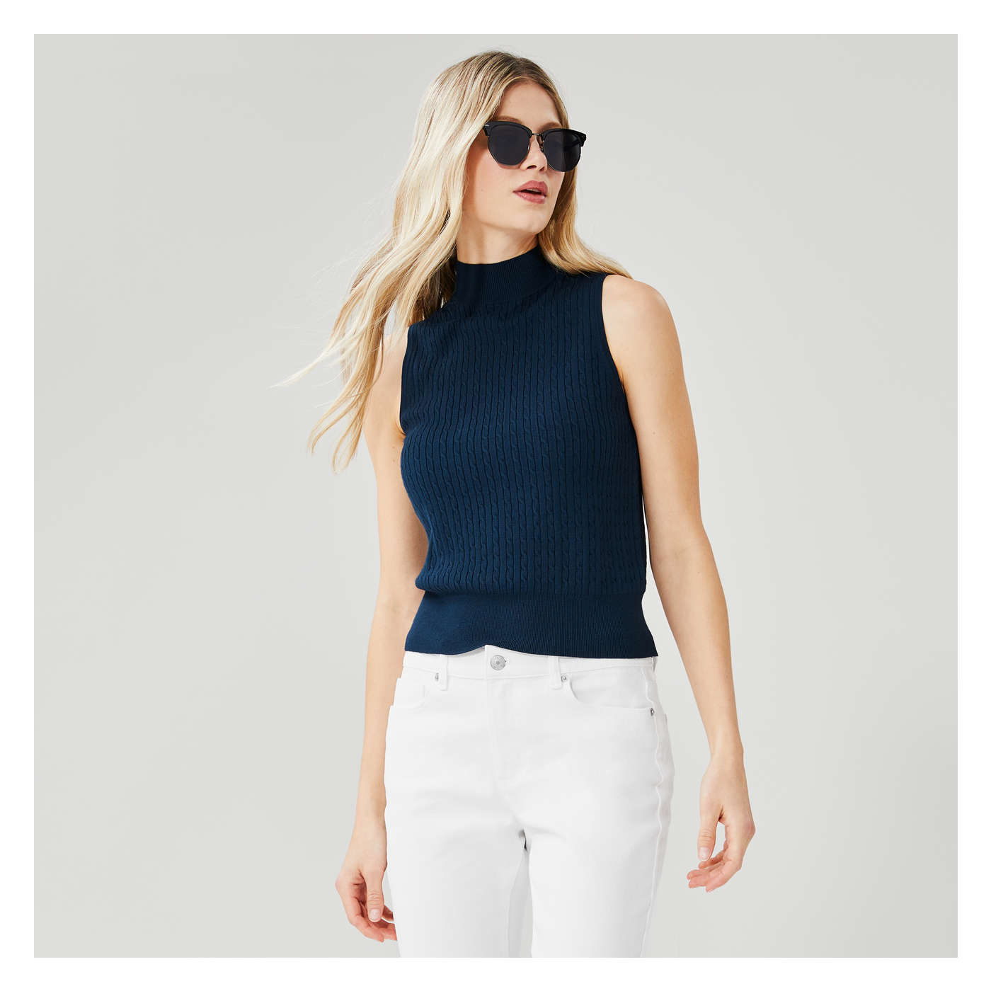 Joe Fresh Women+ Cable Knit Tank - 1 ea