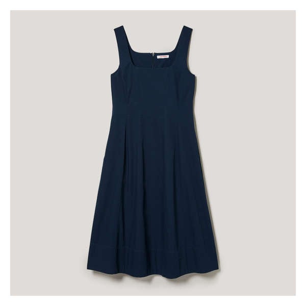 Womens Summer Navy Blue Casual V Neck Sun Dresses Loose Swing Sleeveless T  Shirt Tank Beach Vacation Empire Wasit Dress 2023 Knee Length : :  Clothing, Shoes & Accessories