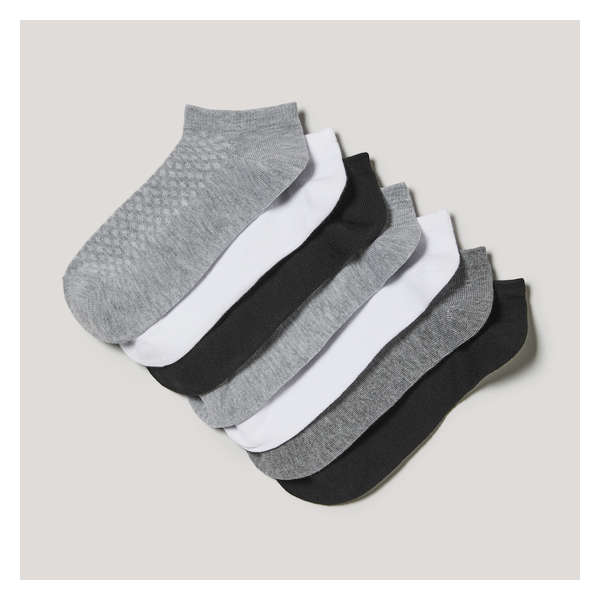 7 Pack Low-Cut Socks - White