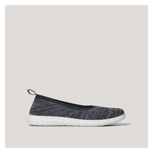 Athletic Slip-On Shoes - Dark Grey Mix