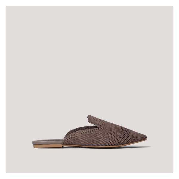 Slip-On Mules - Taupe
