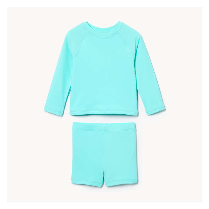 Baby Boys' 2 Piece Rash Guard Swim Set