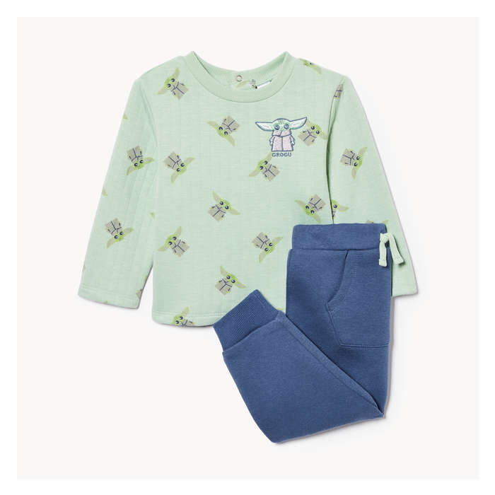 Baby Boys' Star Wars: Mandalorian Grogu Set