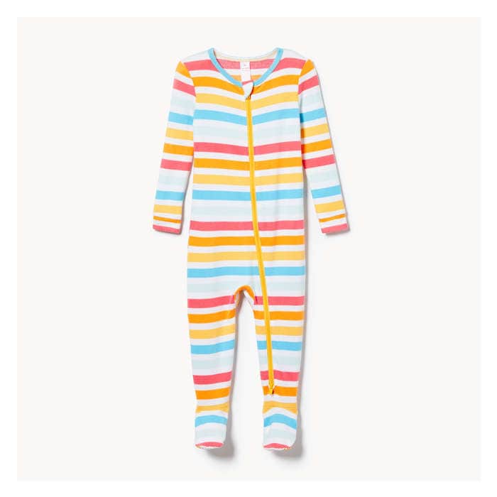Bébés Garçons Dormeuse à pieds à double fermeture éclair - Blanc