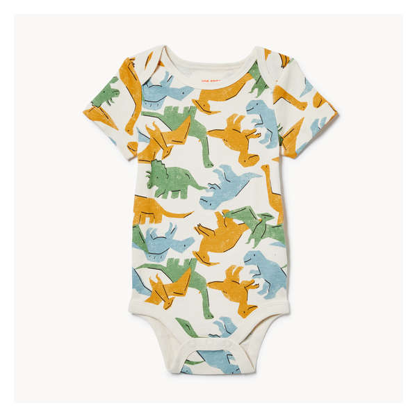 Baby Boys' Printed Bodysuit - Cream