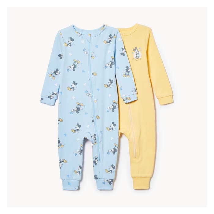 Baby Boys' 2-Pack Mickey Mouse Sleepers
