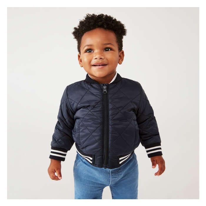 Bébés Garçons Blouson d’aviateur matelassé avec PrimaLoftMD - Marine
