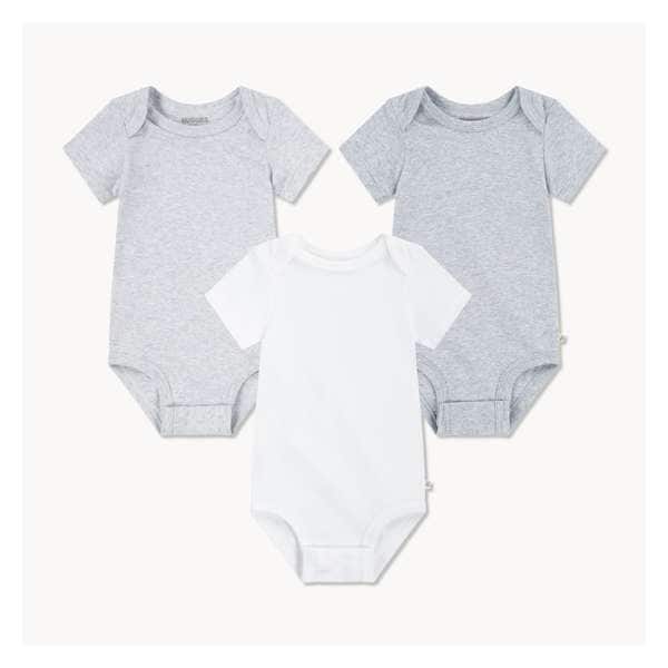 Baby Boys' Huggies 3-Pack Bodysuit - Grey
