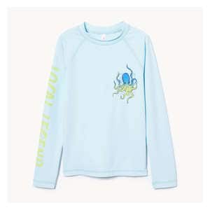 Kid Boys' Long Sleeve Rash Guard - Pale Blue