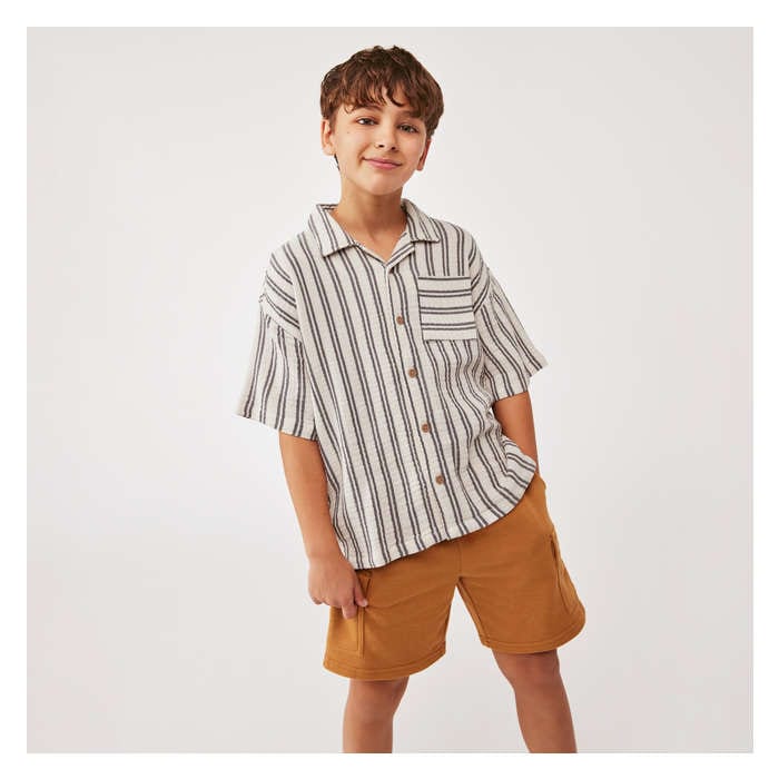 Kid Boys' Gauze Shirt
