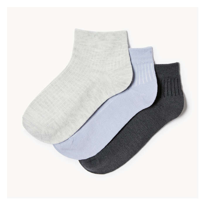 Kid Boys' 3 Pack Low-Cut Socks