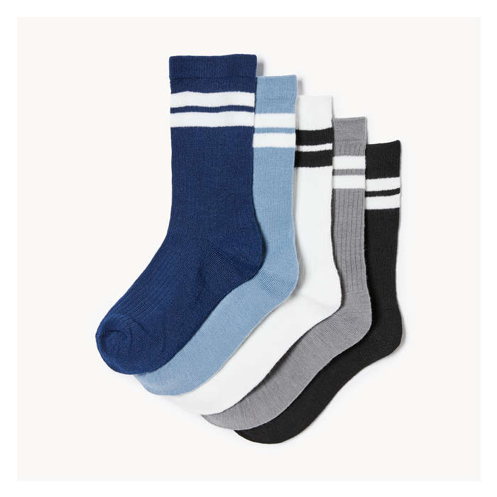 Kid Boys' 5 Pack Crew Socks