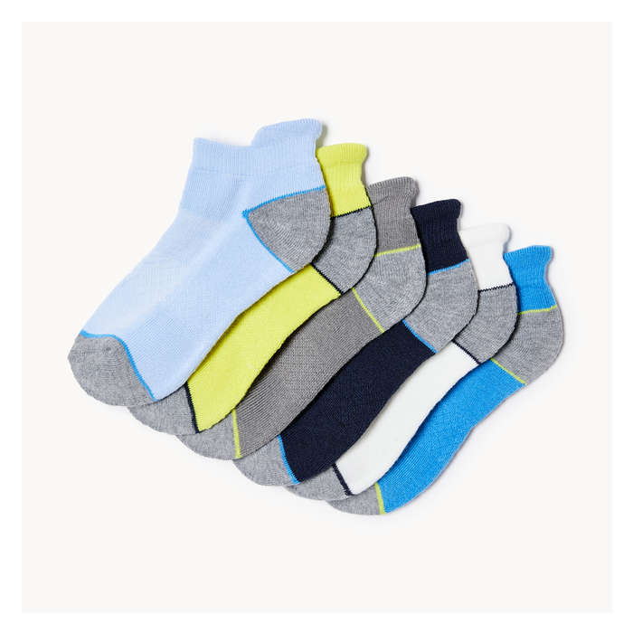 Kid Boys' 6 Pack Low-Cut Socks - Multi