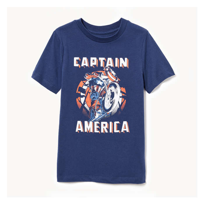 Kid Boys' Captain America T-Shirt
