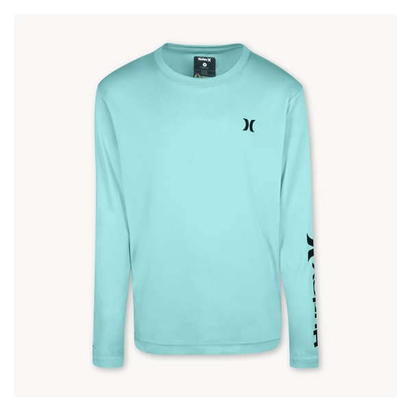 Kid Boys' Hurley Long Sleeve - Light Aqua