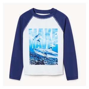 Toddler Boys' Rash Guard - Navy