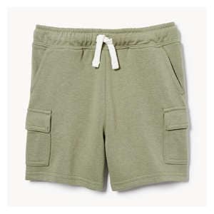 Toddler Boys' Terry Cargo Short - Khaki Green