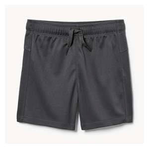 Toddler Boys' Active Mesh Short - Charcoal