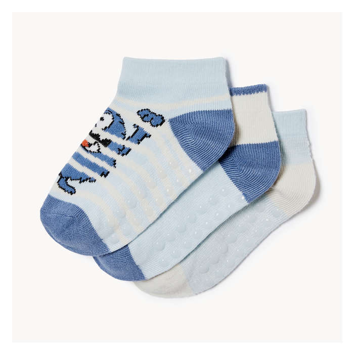 Toddler Boys' 3 Pack Low-Cut Socks
