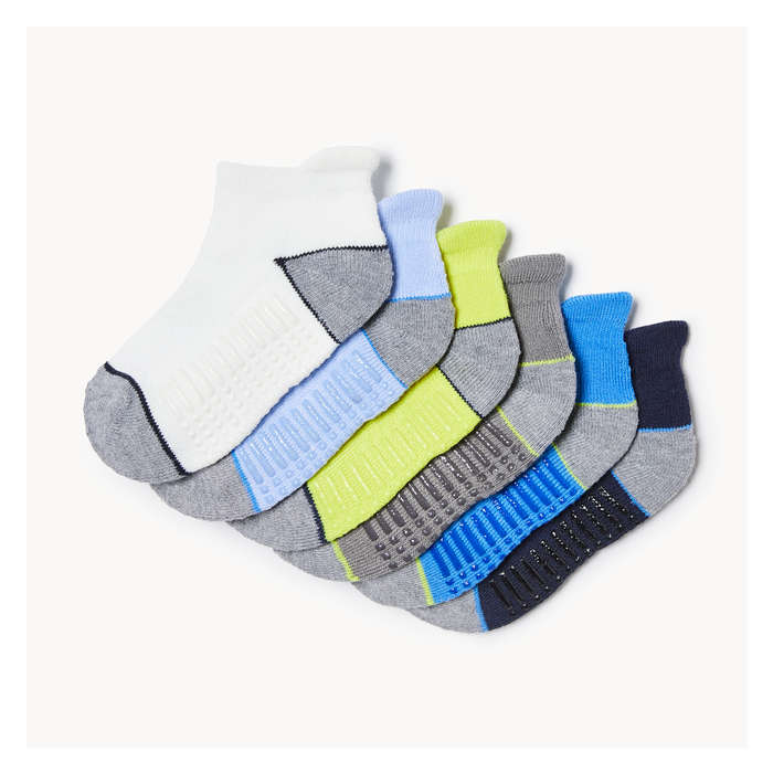 Toddler Boys' 6 Pack Low-Cut Socks - Multi