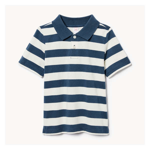 Toddler Boys' Short Sleeve Polo - Navy