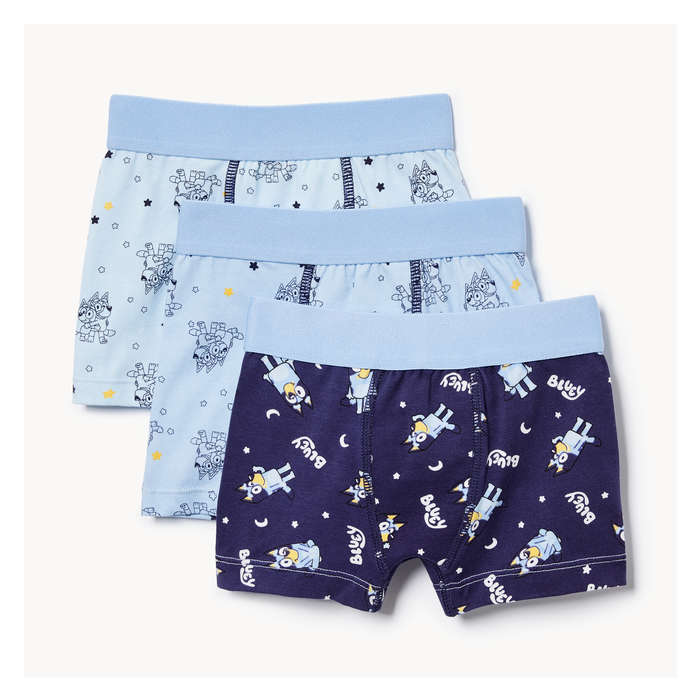 Toddler Boys' 3-Pack Bluey Boxer Briefs