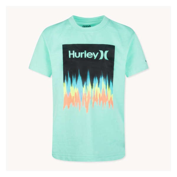Toddler Boys' Hurley Graphic T-Shirt - Light Aqua