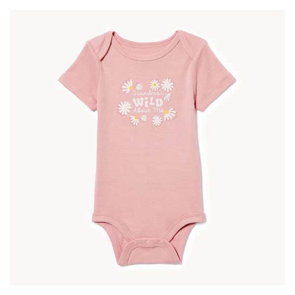 Baby Girls' Graphic Bodysuit - Dusty Pink