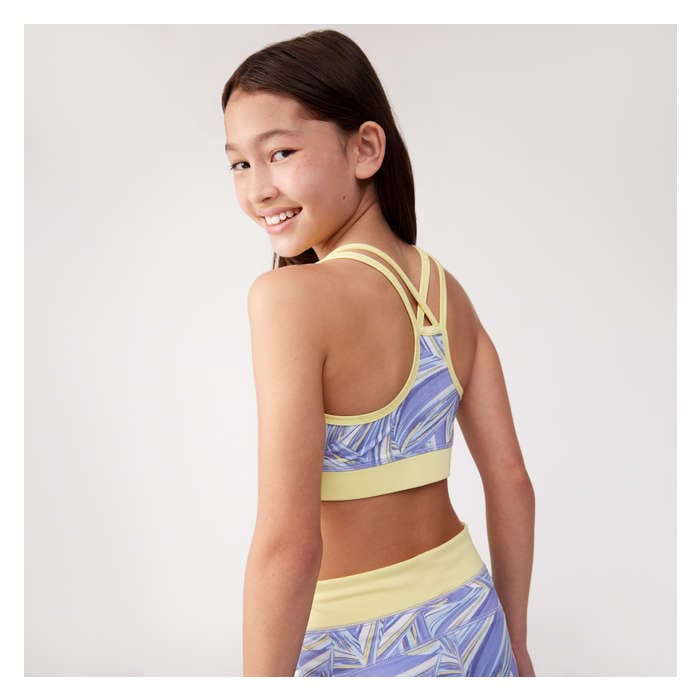 Kid Girls' Active Strappy Sports Bra