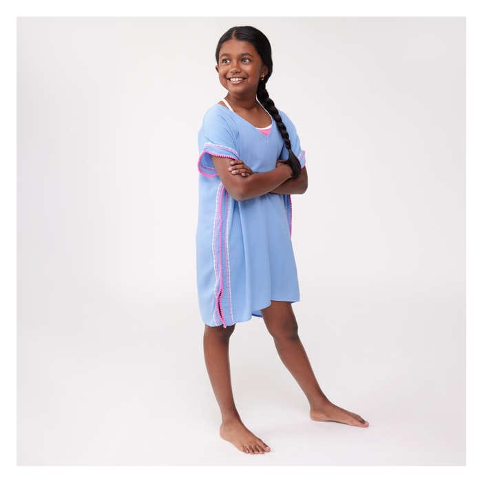Kid Girls' Crinkled Cover-Up