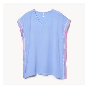Kid Girls' Crinkled Cover-Up - Blue