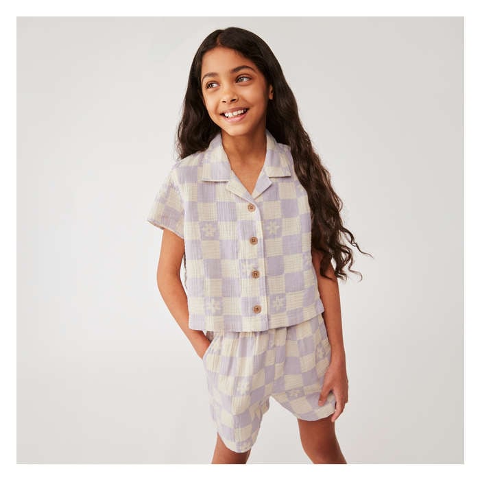 Kid Girls' Gauze Resort Shirt