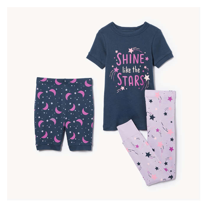 Kid Girls' 3-Piece Pajama Set