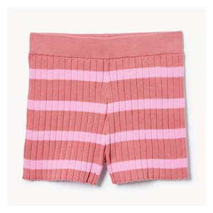Kid Girls' Rib Short - Dusty Rose