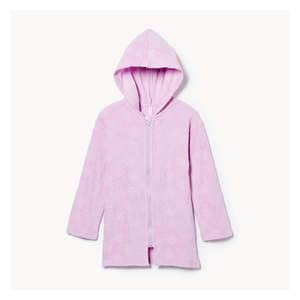 Kid Girls' Hooded Cover-Up - Bright Purple