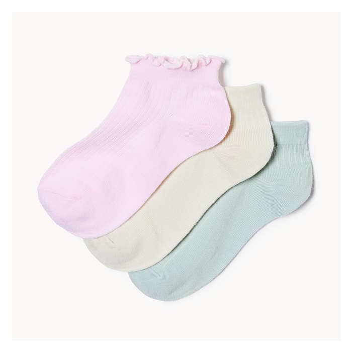 Kid Girls' 3 Pack Low-Cut Socks