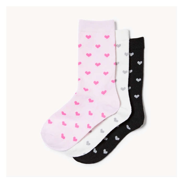 Kid Girls' 3 Pack Crew Socks