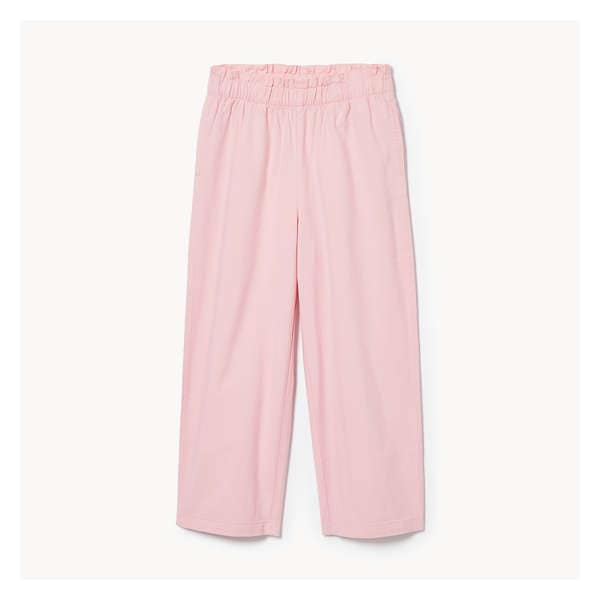 Kid Girls' Twill Pant - Light Pink